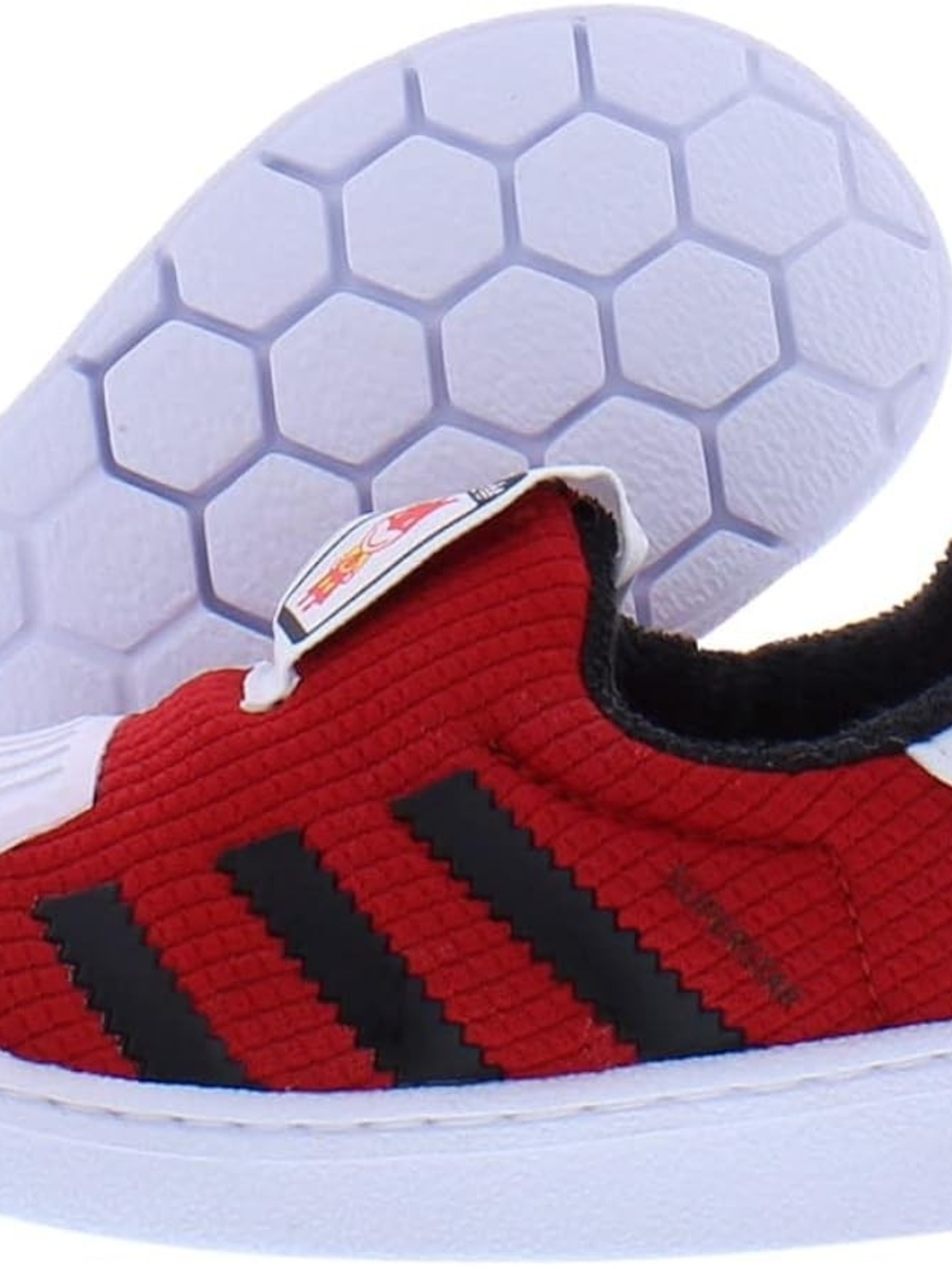 Adidas Superstar 360 Red Sneakers - Kids/Toddler Unisex Size 1 FX4871 789006 . - Picture 4 of 6